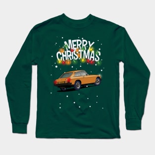 MGB GT classic British car Xmas Sweater design Long Sleeve T-Shirt